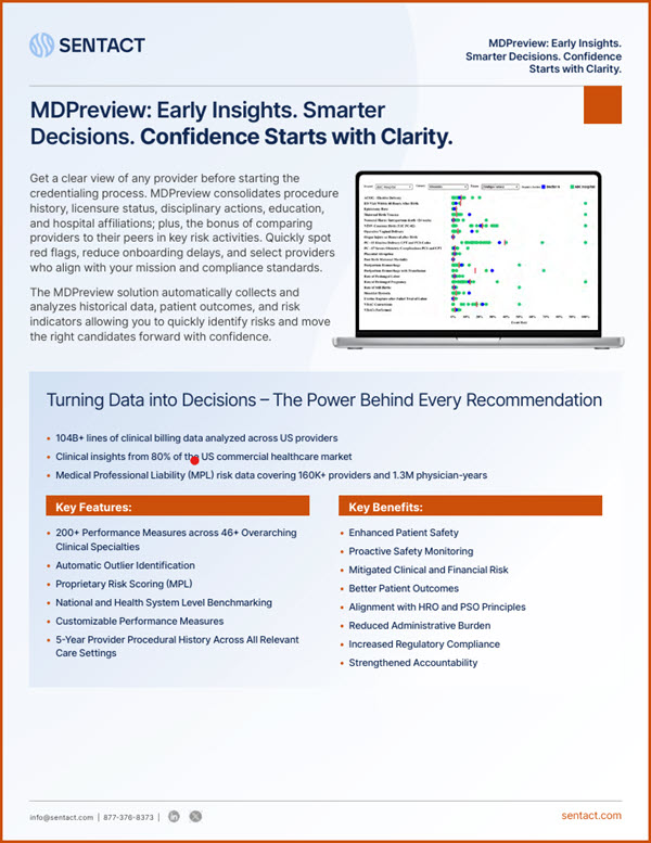 MDPreview: Early Insights. Smarter Decisions